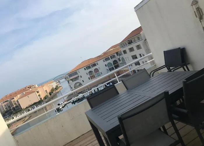 T2 Vue Mer Mezzanine Les Quilles Sete